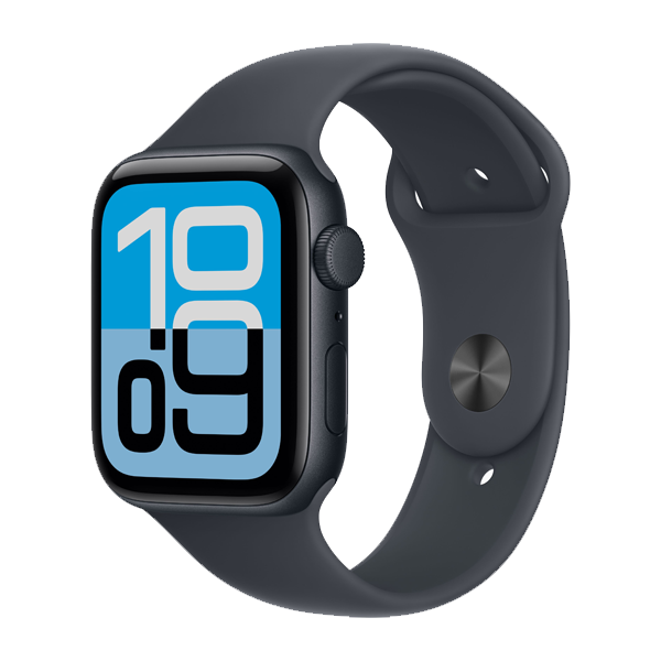 Apple Watch SE 3 GPS 44mm Starlight Aluminium Case with Starlight Sport Band - S/M (IWSE3GPS44STLALMEHG4)