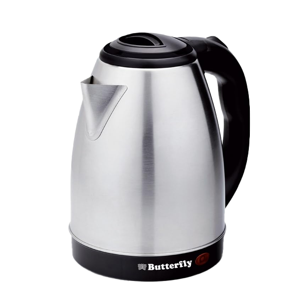 Butterfly EVO PRO 1.8L Electric Kettle 360 degree Swivel Power Base | Auto Shut Off (1.8LEVOPRO1350W)