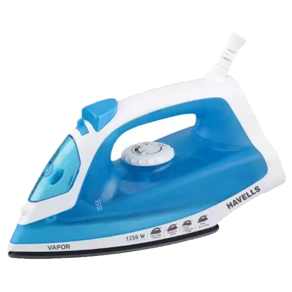 HAVELLS Vapor with Self Clean 1250 W Steam Iron (Blue) – (VAPORBLUE1250W)