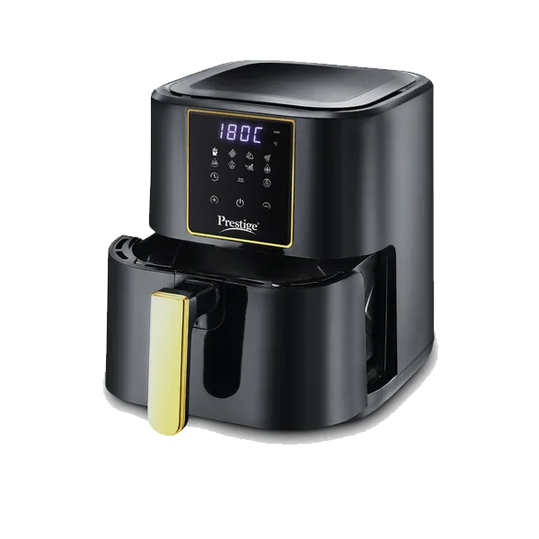 Prestige Nutrifry 4.5L 1200 Watt Digital Air Fryer with 8 Preset Menus (Black, NUTRIFRY4.5L)