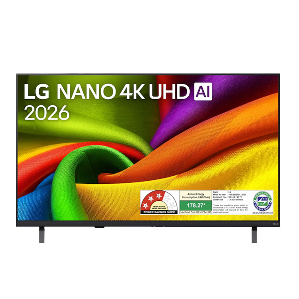 LG 139 cm (55) NANO 4K UHD TV with α7 AI Processor 4K Gen9, with HDR10 Pro (55NU880B)