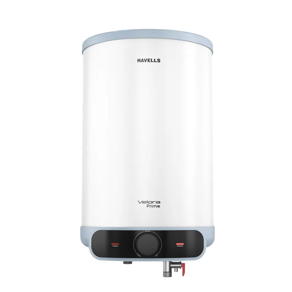 Havells 25 Litre Velora Prime Storage Water Geyser With Whirlflow Technology (25LVELORAPRIME5SFP, White Blue)