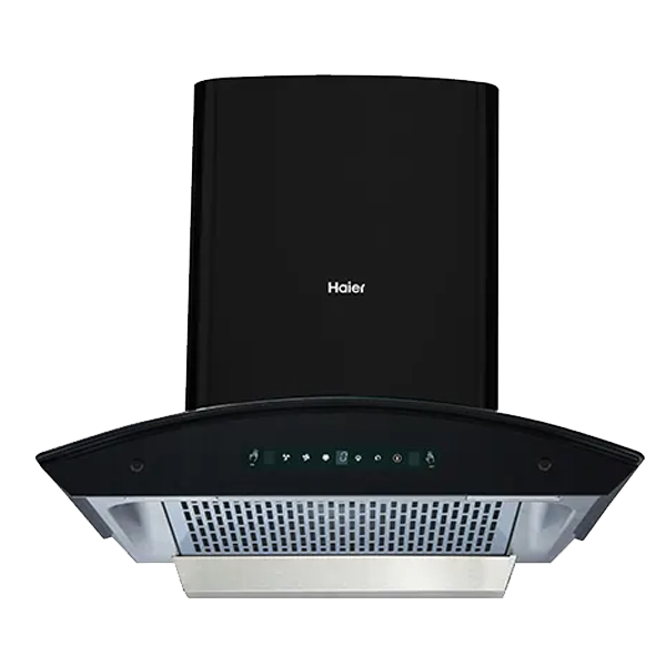 Haier Auto Clean Wall Mounted Black 1200 CMH Chimney (HIHG60HMNE)