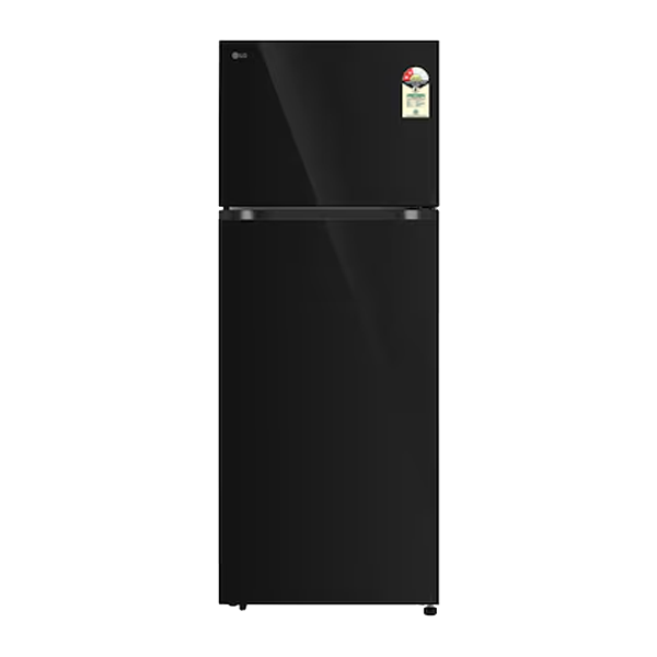 LG 466 L 2 Star Double Door Refrigerator (Wifi Convertible, Door Cooling+, Black Mirror Finish, GLT492EBMY)