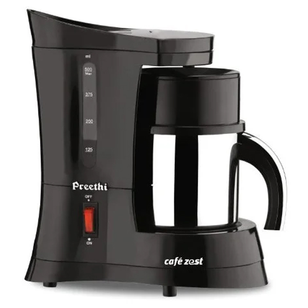 Preethi Cafe Zest CM 210 10 Cups Coffee Maker -Black (COFFEEMAKERNEWCAFEZE)