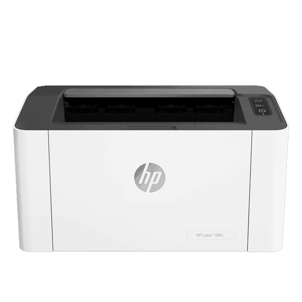 HP Laser 108 w Single Function WiFi Monochrome Laser Printer  (White, Grey, Toner Cartridge) (HPLASER108WWIFI)