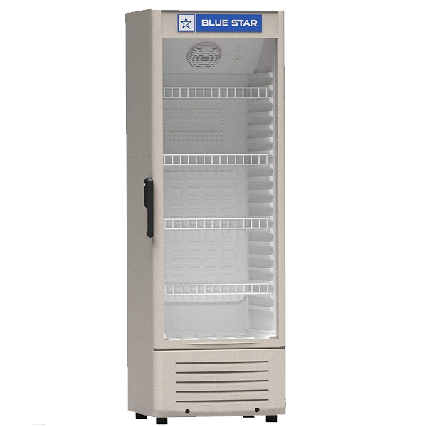 Blue Star 300 Ltrs Single Door Visi Cooler Grey (SC300F)