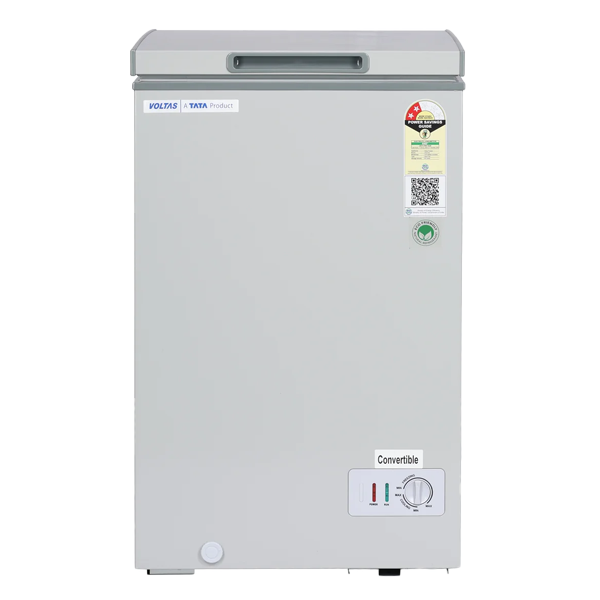 Voltas 97L Single Door Deep Freezer Convertible R290 2 Star (CVF136SB2AG2)