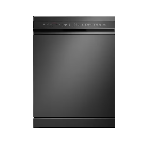 LG 15 Place Settings Free Standing Smart Dishwasher with Front Control Panel (No Pre-rinse Required, DFB435FM)