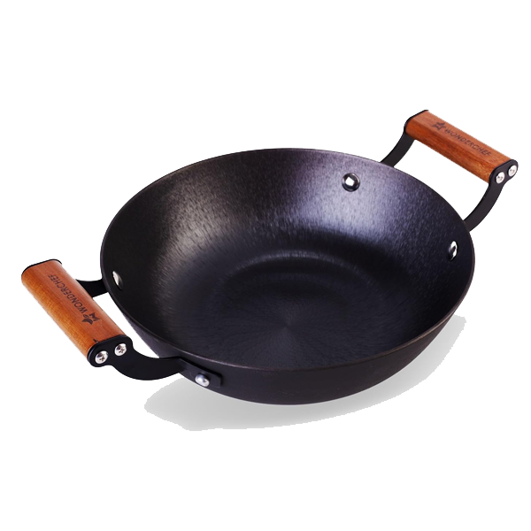 Wonderchef Pre-Seasoned Ferro Light 28cm Kadhai  3.2L (WCIKHFERROCAST28CM)