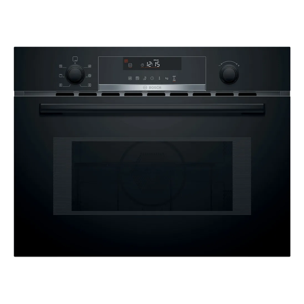 Bosch Built-in microwave oven with hot air 60 x 45 cm Black (CMA585MB0I)