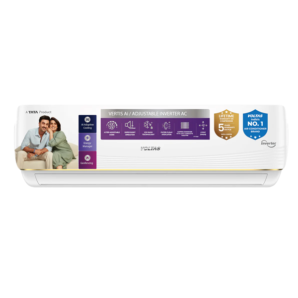 Voltas 1.5 Ton 5 Star Inverter Split Air Conditioner, 185 Vertis Zest AI (1.5T185INVERAIZG5SIU)