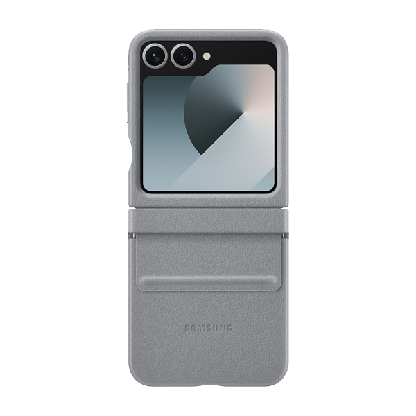 SAMSUNG GALAXY Z FLIP6 FLAP VEGAN LEATHER CASE EF VF741P (SAMEFVF741P)