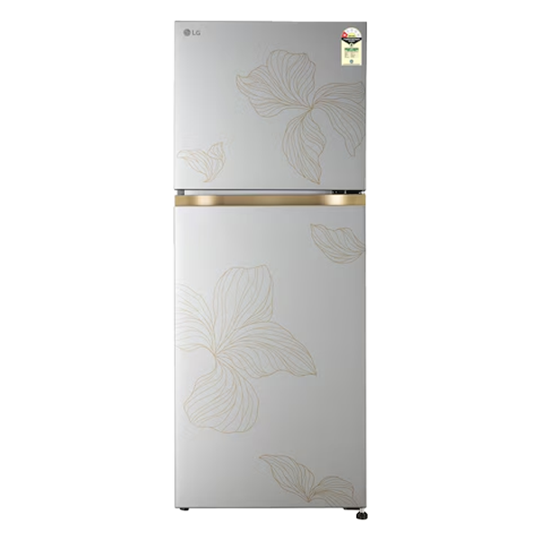 LG 225L Double Door Refrigerator with Smart Mode, Auto Smart Connect, Smart Inverter Compressor 1 Star (GLT2216WYRI)