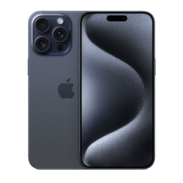 Apple iPhone 15 Pro Max (256GB, Blue Titanium, IP15PROMX256BLUMU7A3)