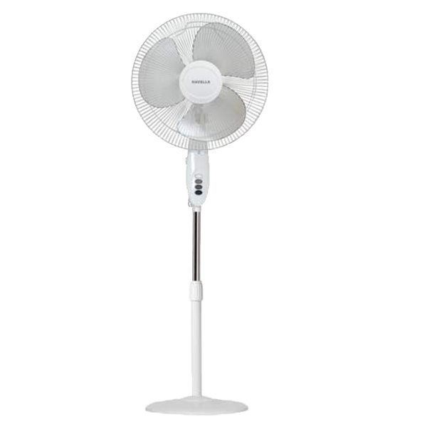 Havells 400 mm Swing Pedestal Fan, White (400MMSWINGHSBISPF)