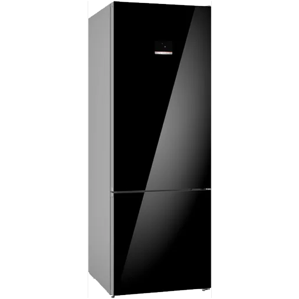 BOSCH Series 6 559 Litres 2 Star Frost Free Double Door Bottom Mount Refrigerator with Stabilizer Free Operation (KGN56LB42I, Black)