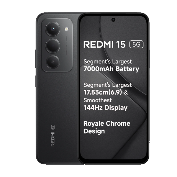 Redmi 15 5G (8GB RAM, 256GB Storage, R155G8256GB)