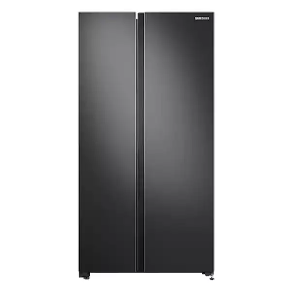 Samsung 692 Ltr Side By Side Refrigerator (Black Matt) (RS72A50K1B4)