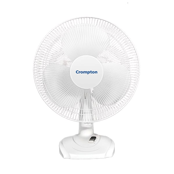 Crompton High Flo Wave Plus 16-inch Table Fan (White) (HIGHFLOWAVEPLUSTF)