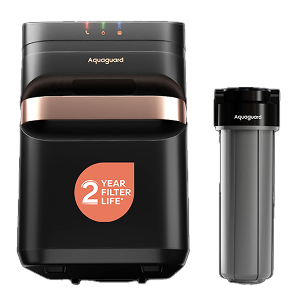 Aquaguard Aspire Designo 2X UTC UV + UF Water Purifier (2 Year Filter Life, With Mega Sediment Filter, AGASPIREDESUTCUVUF2X)