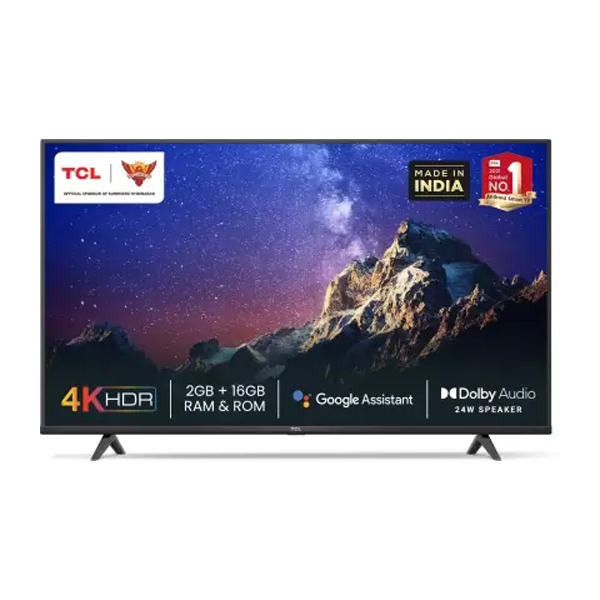 TCL P615 139 cm (55 inch) Ultra HD (4K) LED Smart Android TV with Dolby Audio  (TCL55P615)