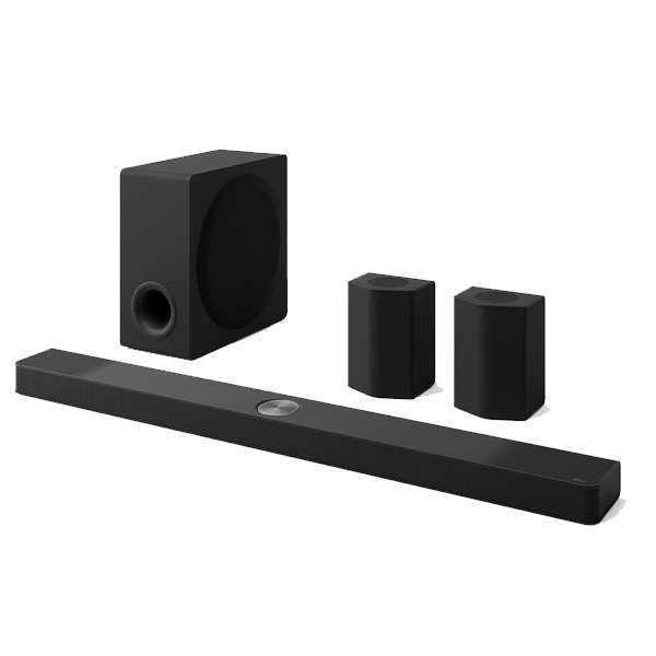 LG Home Theater Soundbar with 9.1.5 channel, Surround Sound and Rear Speakers (Black, S95TR)