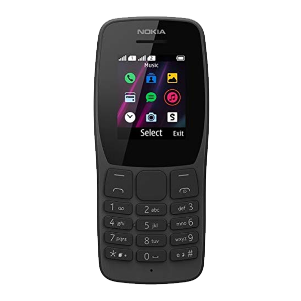 Nokia 110 TA-1302 DS  (Black) (NOK110DS)
