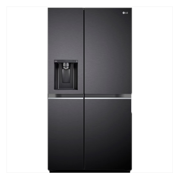 LG 635 Litres 3 Star Frost Free Side by Side Smart Wifi Enabled Refrigerator with Deodorizer (GLL257CMCX, Matt Black)