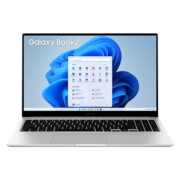 Samsung Galaxy Book2, 39.62cm (15.6"), i7, 16GB (NP750XEDKC2SILVER) 