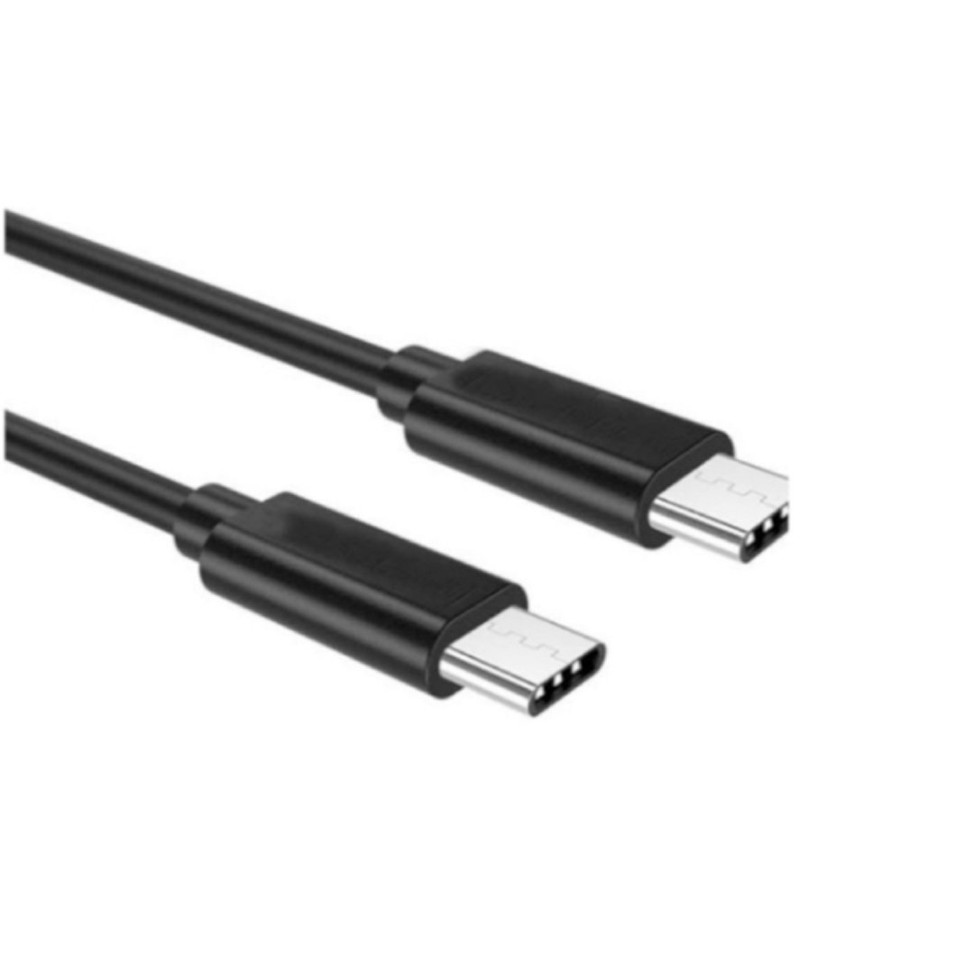 Oraimo ocd c 24 1 m USB Type C Cable  (Compatible with type C to type C, Black) (ORAIMOCDC24)