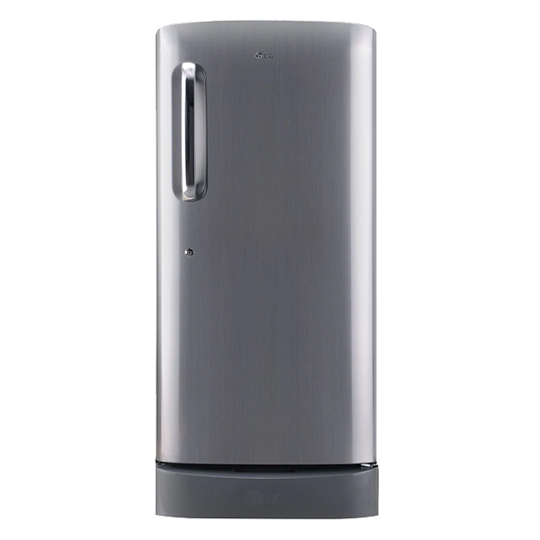 LG 190 L Direct Cool Single Door 3 Star Refrigerator Shiny Steel (GLD201APZD)