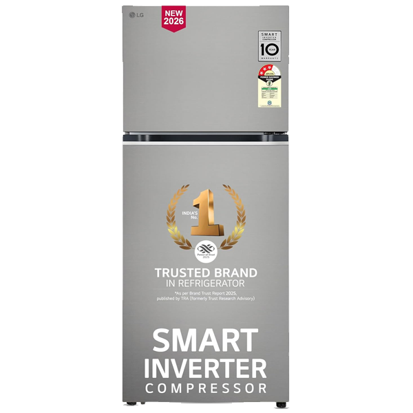 LG 386L Frost Free Double Door Refrigerator with Smart Inverter Compressor (GLT4036TVPZ)