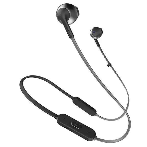 JBL T205BT Bluetooth Headset with Mic  (Black, In the Ear) (JBLBHPTUNE205BT)