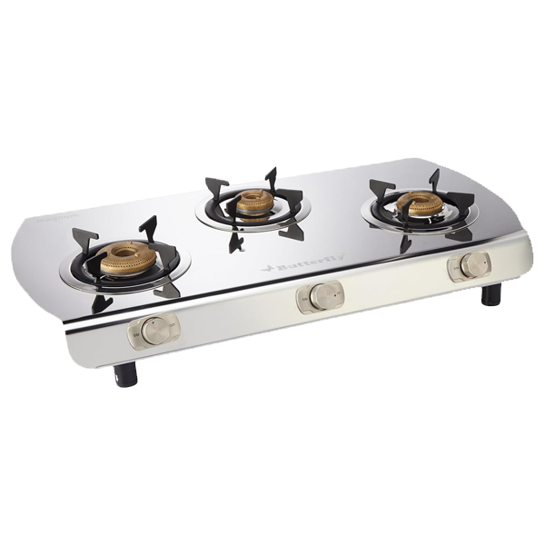 Butterfly Magnum  3B Stainless Steel LPG Stove(3BMAGNUMLPGSS)