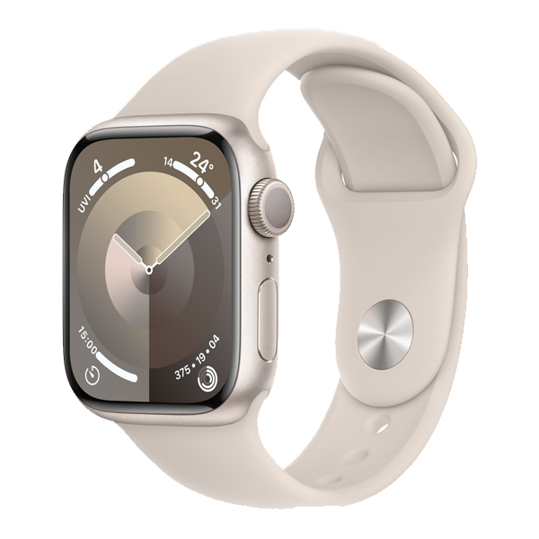 Apple Watch Series 9 with Sport Band (41mm Retina LTPO OLED Display, IWS9CEL41MMRDALMRY63)