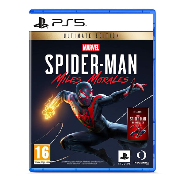 Sony Marvel’s Spider-Man: Miles Morales (Ultimate Edition)  (for PS5) (PS5MARVELSSPIDERUEMM)