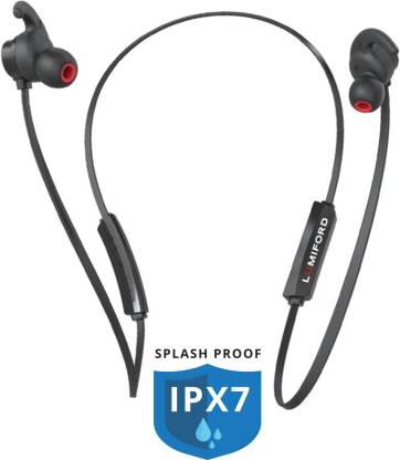Lumiford XP10 Bluetooth earphones Bluetooth Headset with Mic  (Black, In the Ear) (LUMIBTEPHDXP10)