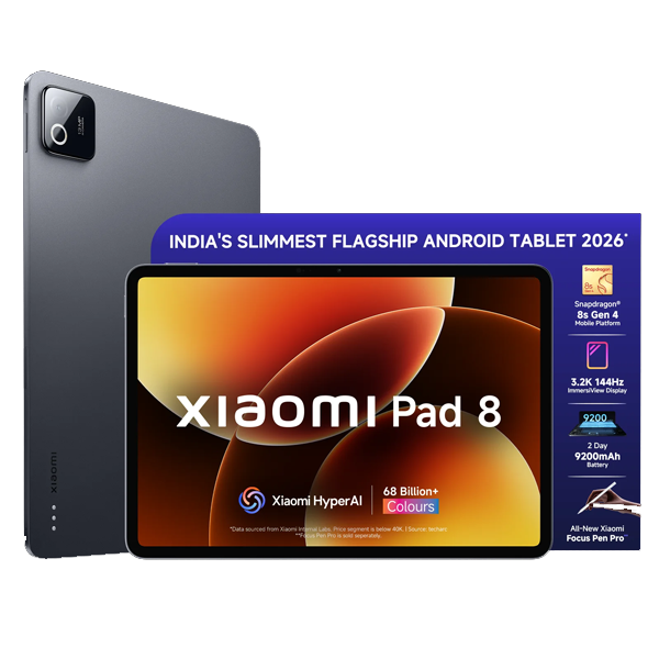 Redmi Pad 8 Wi-Fi Android Tablet 11.2 Inch, 8GB RAM, 128GB ROM (MIPAD88128GB)