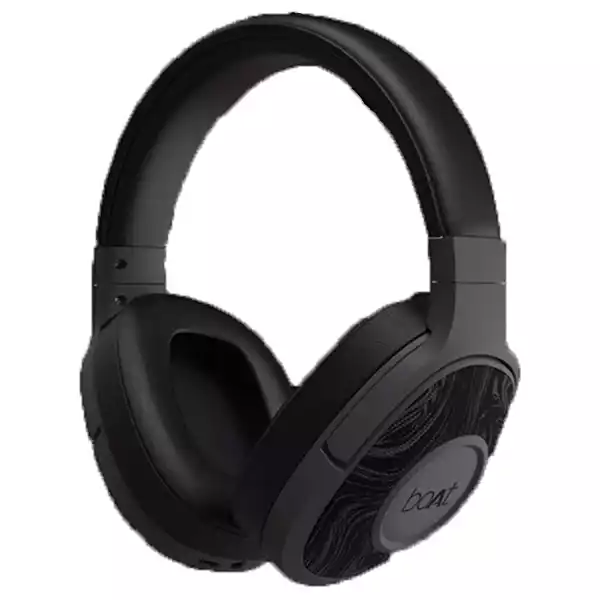 Boat Rockerz 558 Over-Ear Wireless Headphone With Mic (Bluetooth 5.0, Physical Noise Isolation, Black) (BOATROCKERZ558)