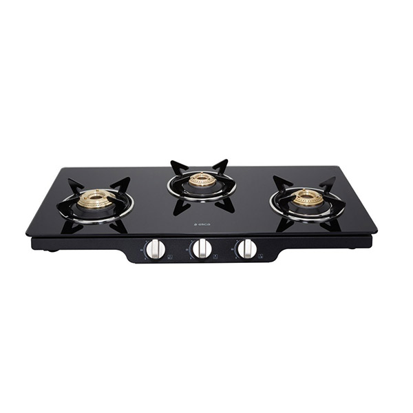 ELICA  3B Cook Top with European gas valves (773PATIOICTDTBLK)