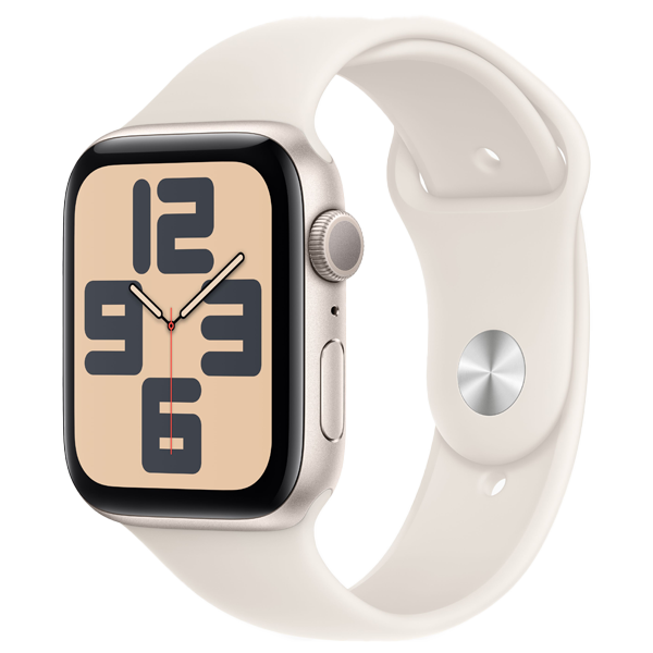 Apple Watch GPS 44mm Smartwatch with Starlight Aluminum Case (IWSEGPS44MMSTALMXEV3)