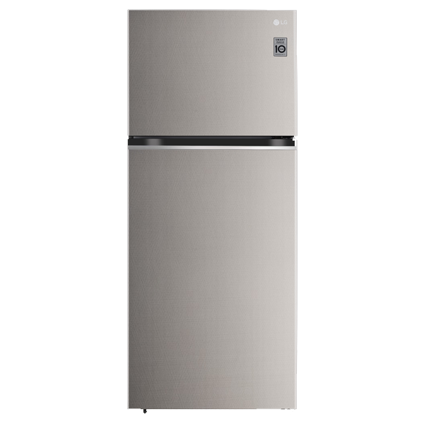 LG 398 Litres 2 Star Frost Free Double Door Convertible Refrigerator with Smart Diagnosis (GLS422SUSY, Urban Steel)