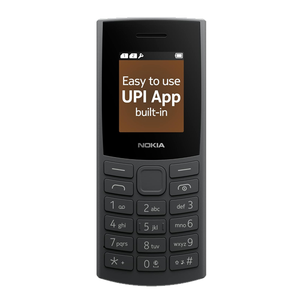 Nokia 106 Dual SIM 4G Keypad Mobile (Long-Lasting Battery, MicroSD Card Slot, NOK106DS4G)