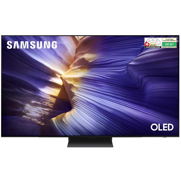Samsung S90F 55 inch 4K Ultra HD OLED Smart Tizen TV with Multiple Voice Assistant (2025 model, QA55S90F)