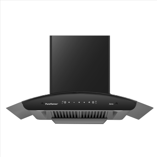 Pureflames Java 90cm Chimney (Black, JAVA90)