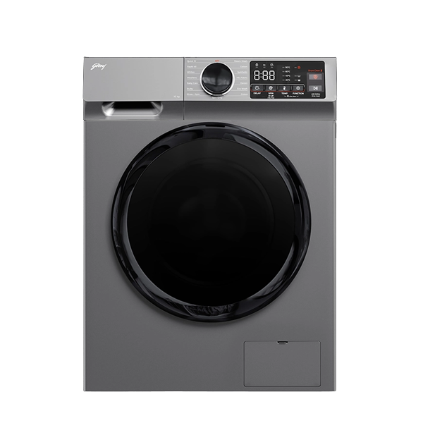 Godrej 10 kg 5 Star, AI Tech, Steam Wash Fully Automatic Front Load Washing Machine with In-built Heater (WFEONCEL1014IEBTSLSR)