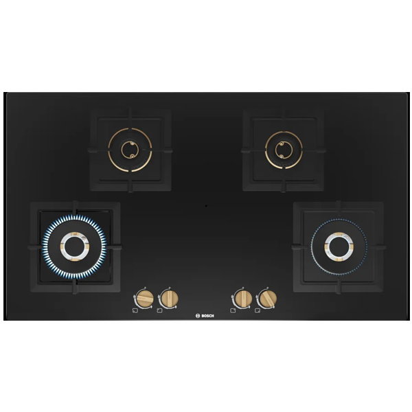 Bosch Series 4 Gas hob 90 cm Black (PNF9B6F20I)
