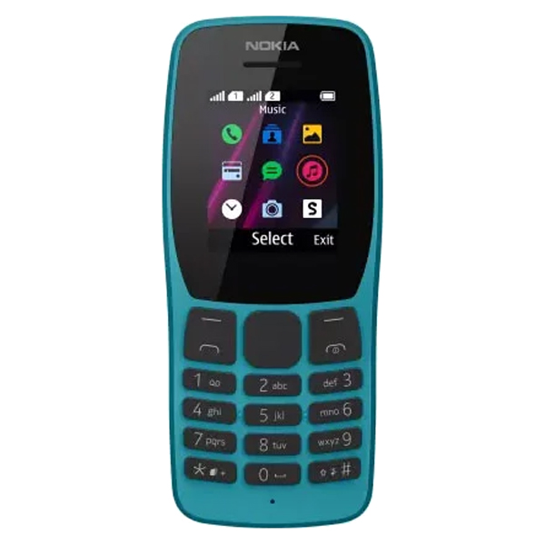 Nokia 110  Blue 4 GB ROM  (NOK110TA1192DSINBE)