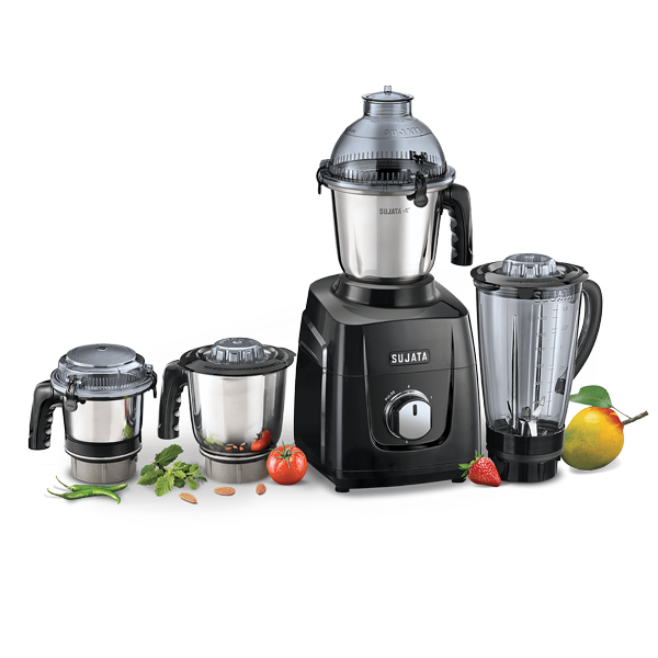 Sujata MG03 1000 Watts Mixer Grinder,Black (SUJATAMG031000W4JAR)